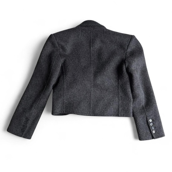 Maria Cher cropped wool alpaca blazer double breasted structured shoulder XS - Picture 4 of 7